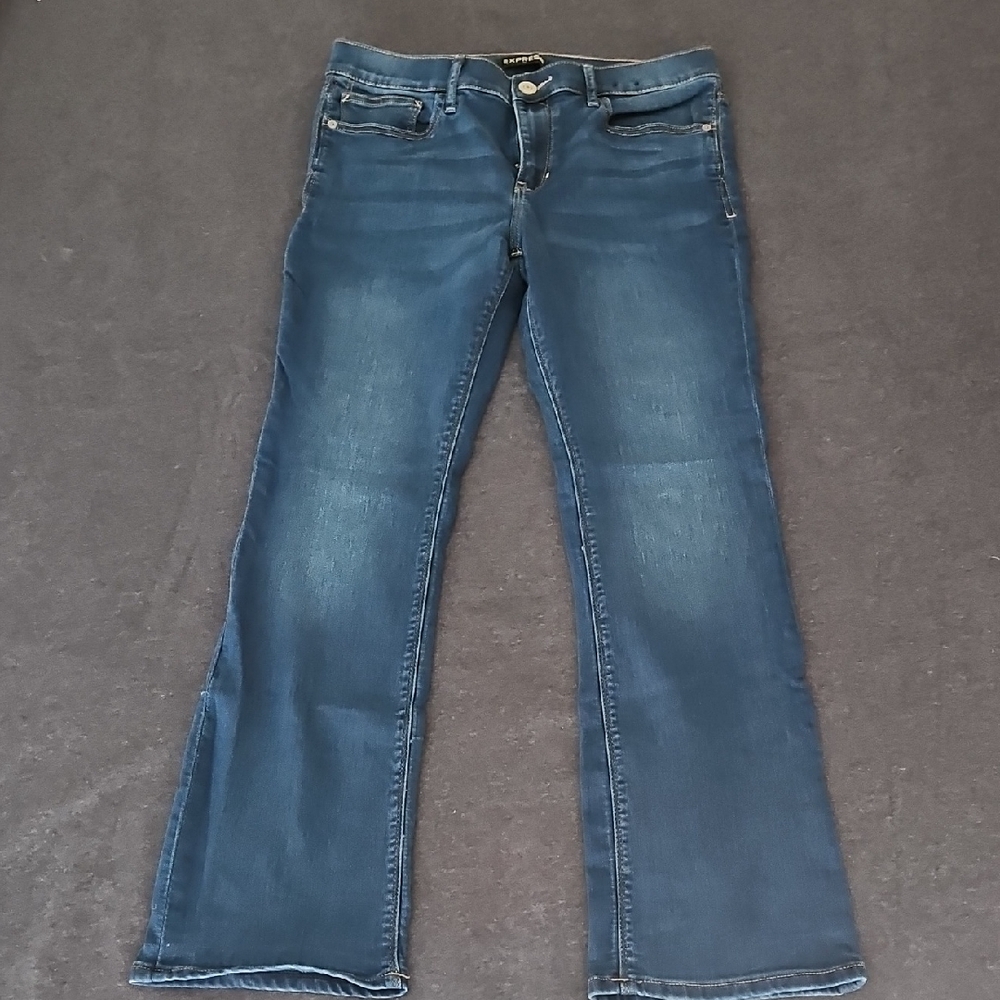 Express Women's Blue Boot Cut Jeans